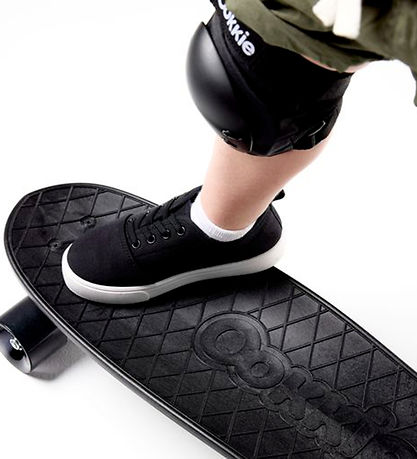Ookkie Skateboard - Kids Lernender Skateboard - Schwarz