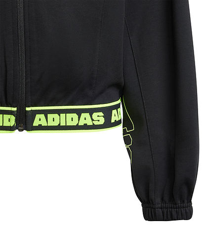Black and lime green adidas tracksuit deals