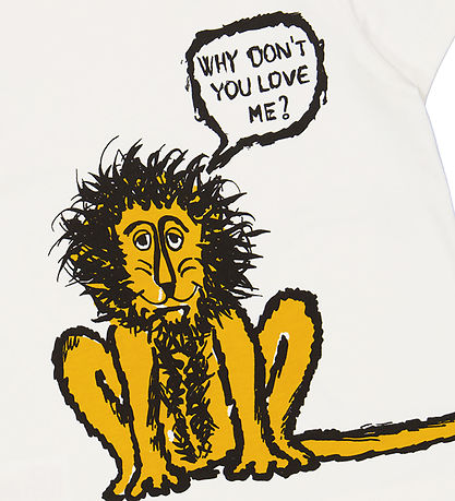 Green Cotton x WWF T-shirt - Conditioner Cream w. Lion