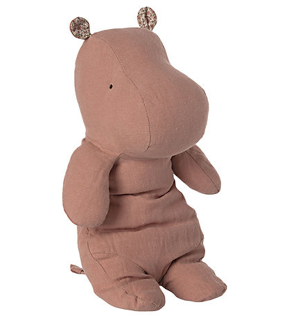 Maileg Soft Toy - Safari Friends - Hippo - Medium+ - Old Rose