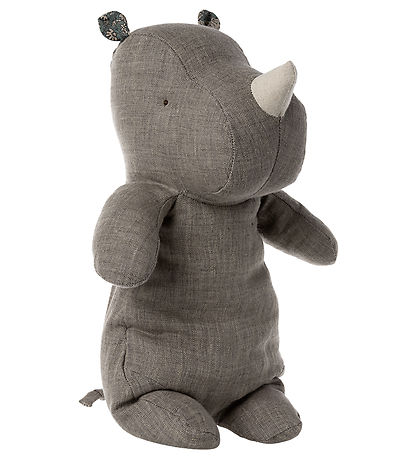 Maileg Soft Toy - Safari Friends - Rhino - Medium+ - Dark Grey