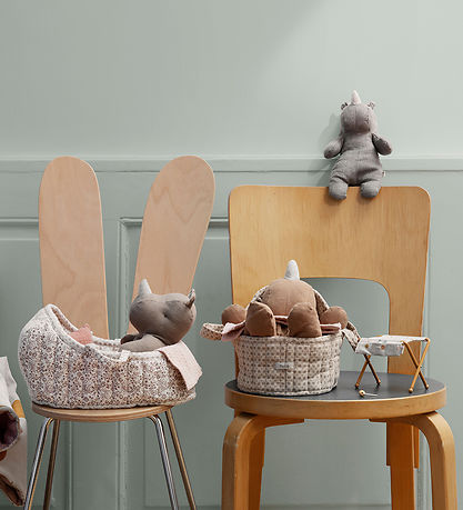 Maileg Soft Toy - Safari Friends - Rhino - Little - 22 cm - Choc