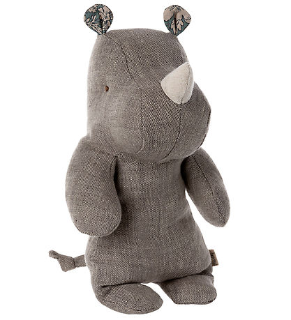 Maileg Soft Toy - Safari Friends - Rhino - Little - 22 cm - Grey