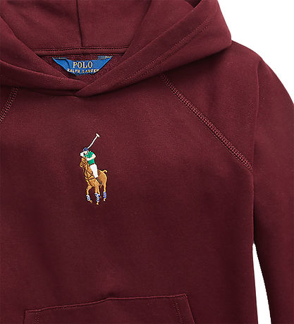 Polo Ralph Lauren Kapuzenpullover - Bordeaux m. Logo