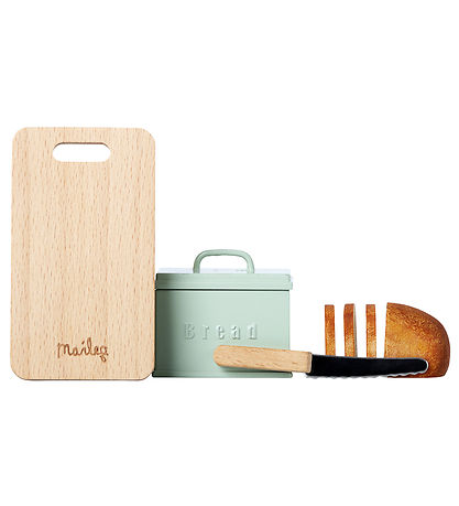 Maileg Bread box w. Accessories - Mint