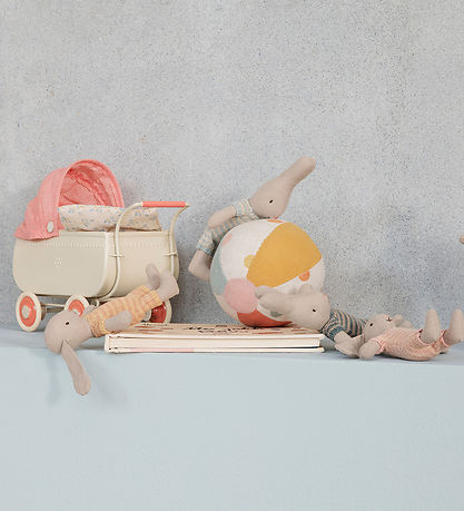 Lapin Maileg - Micro - Beige/Rose A Rayures