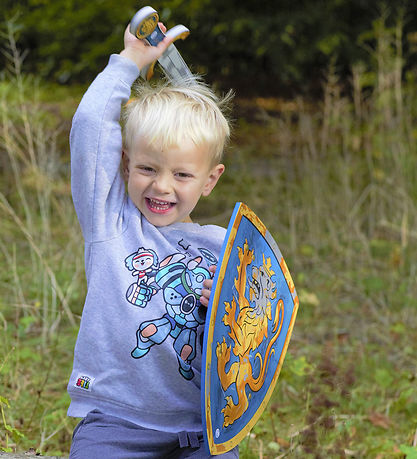 Liontouch Búningur - Noble Knight-Sett - Sverð og skjöldur - Blá