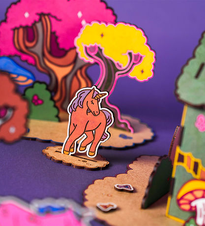 Crateit Creation Set - Wood - Unicorn - Magic Forest