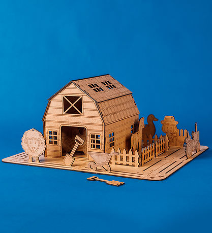 Crateit Creation Set - The farm - Wood - Life I The stable