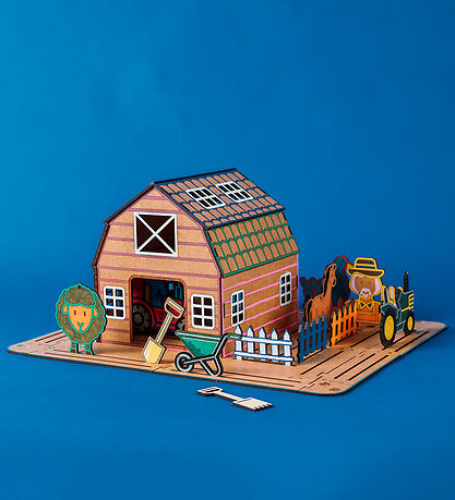 Crateit Creation Set - The farm - Wood - Life I The stable