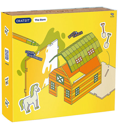 Crateit Creation Set - The farm - Wood - Life I The stable