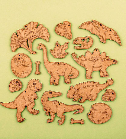 Crateit Creation Set - Dinosaur - Wood - Prehistoric Discoveries