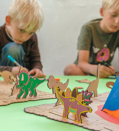 Crateit Creation Set - Dinosaur - Wood - Prehistoric Discoveries