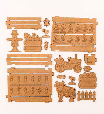Crateit Creation Set - Wood - The farmhouse - Sound history - Fi