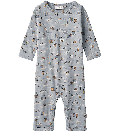 Wheat Jumpsuit w.o. Footies - Theis - Winter Sky Fishing