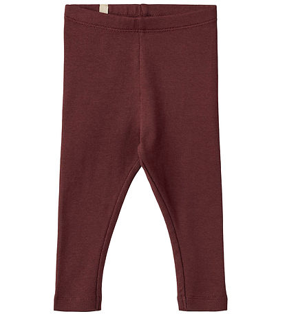 Wheat Leggingsit - Joustinneule - Maddy - Aubergine