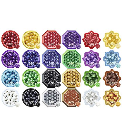 Aquabeads Perlur - 2000+ Stk. - Glansandi perlupakki