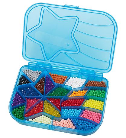 Aquabeads Perlen - 2400+ st. - MEGA Perlenset - Mehrfarbig