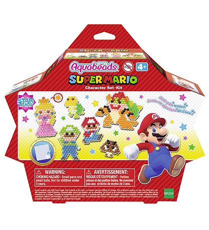 Aquabeads Perlenset - 600+ st. - Super Mario Character Set