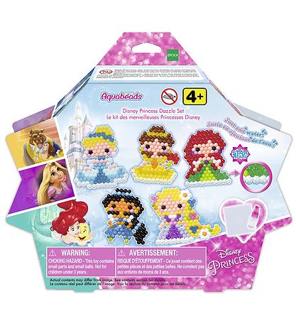 Aquabeads Perlenset - 600+ st. - Disney Princess Dazzle Set