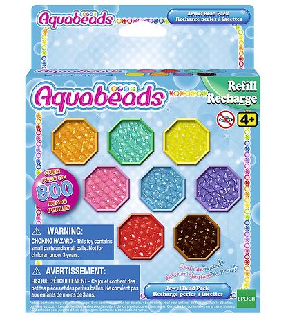 Aquabeads Perlen - 800+ st. - Juwelenperlenpaket - Mehrfarbig