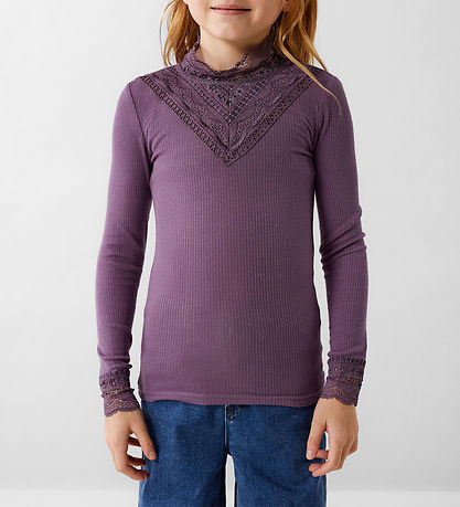 Name It Blouse - Rib - Noos - NkfNuri - Arctic Dusk