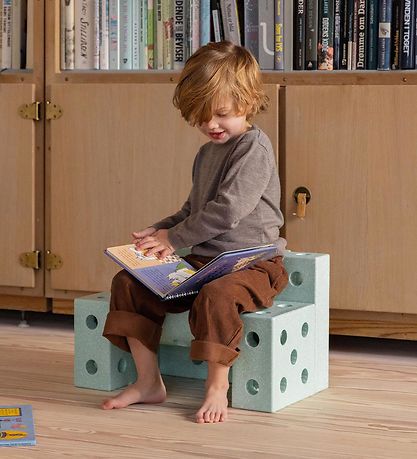 MODU Dreamer Set - 34 Parts - 70x40x20 cm - Ocean Mint/Forest Gr