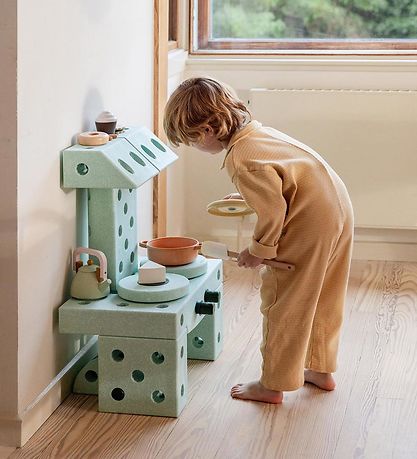 MODU Dreamer Set - 34 Parts - 70x40x20 cm - Ocean Mint/Forest Gr