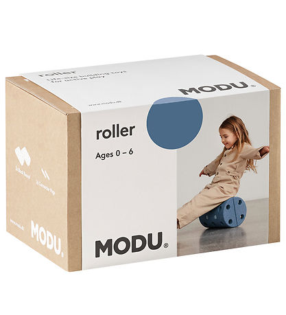 MODU Ausgleichsrolle - 4 Teile - 30x20x20 cm - Deep Blue/Sky Blu
