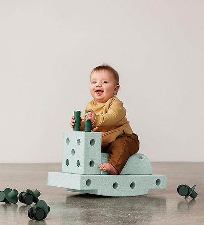 MODU Curiosity Set - 14 Parts - Ocean Mint/Forest Green