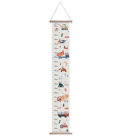 Sebra Wall Decoration - Growth Chart - Busy Builders