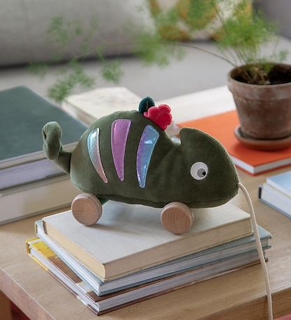 Sebra Pull Along Toy - Fabric - The Chameleon Carly