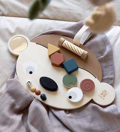 Sebra Activity Toy - Wood - Maci the monkey