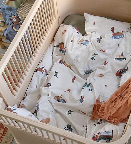 Sebra Bedding - Baby - 100x70 cm - Busy Builders