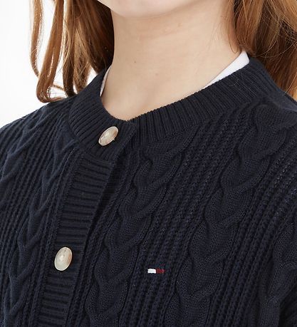 Tommy Hilfiger Cardigan - Kapall Prjónað - Desert Ský