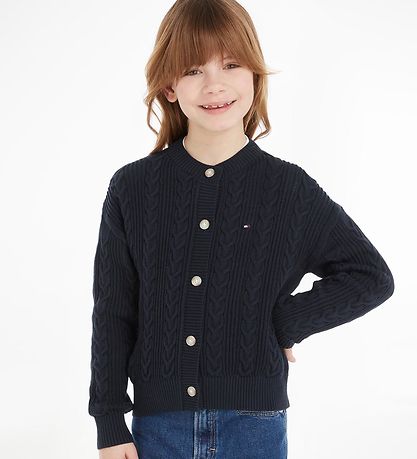 Tommy Hilfiger Cardigan - Kapall Prjónað - Desert Ský