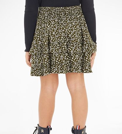Tommy Hilfiger Pils - Flower Print - Pútt Green