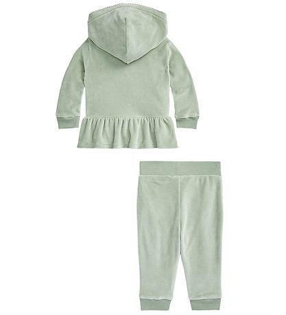 Polo Ralph Lauren Cardigan/Velours Hosen - Mattgrün