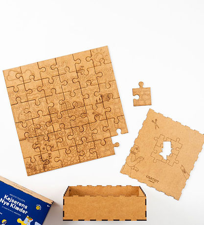 Crateit Jigsaw Puzzle - Wood - The Emperor's New Clothes - 36 Br