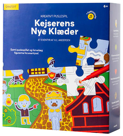 Crateit Jigsaw Puzzle - Wood - The Emperor's New Clothes - 36 Br