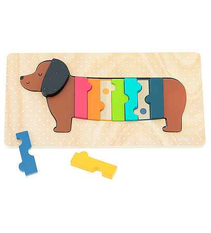 Vilac Jigsaw Puzzle - Wood - 11 Bricks - Dog