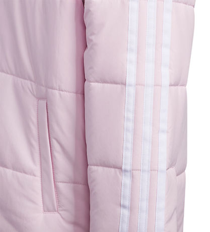 adidas Performance Vadderad jacka - LK Pad JKT - Rosa/Vit