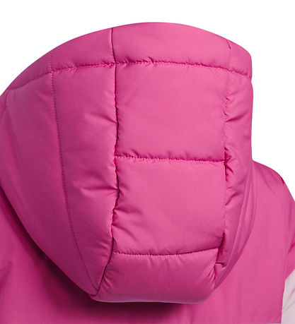adidas Performance Vadderad jacka - LK Pad JKT - Rosa/Vit