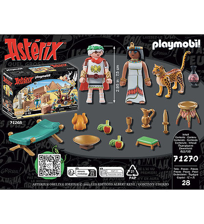 Playmobil Asterix - Caesar & Cleopatra - 71270 - 28 Parts
