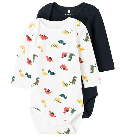 Name It Body l/ä - NbmBody - 2er-Pack - Dino/Bright White