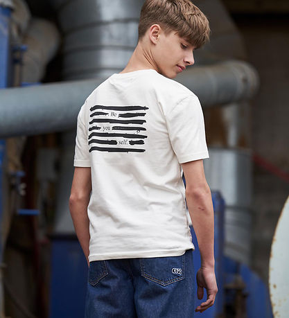 Hound Stuttermabolur - Off White