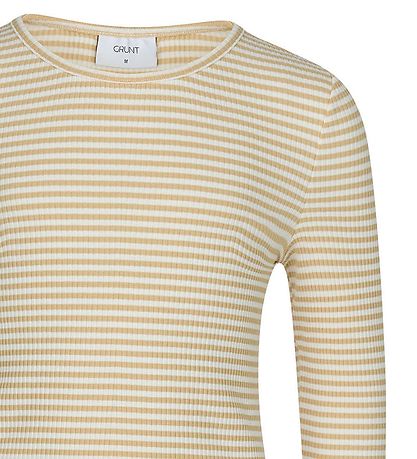 Grunt Bluse - Rib - Gordo - Ei Shell/Weiß gestreift