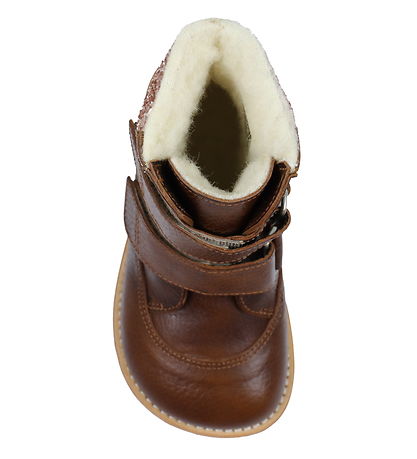 Angulus Vinterkängor - Tex - Cognac m. Foder/Velcro