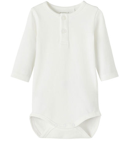 Name It Body set - Overalls/Bodysuit l/s - NbmLorry - White Alys