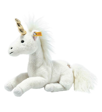 Steiff Soft Toy - 27 cm - Unicorn - White